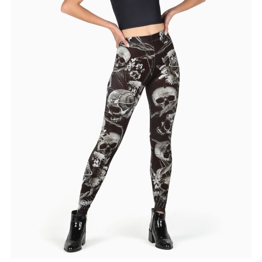 ISO Blackmilk Magic Death Velvet HW Leggings